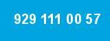 929 111 00 57 929 111 00 57